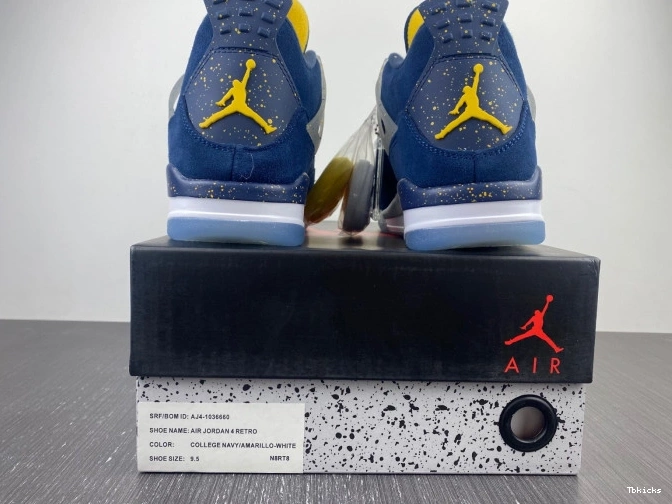 Rep TBK (PE) AJ4-1036660 Retro Michigan 4 Air Jordan 0707